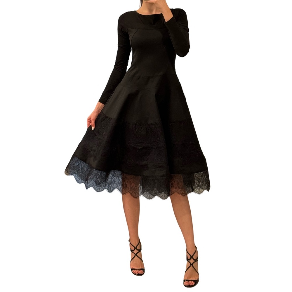 Valentino Garavani Black Midi Dress